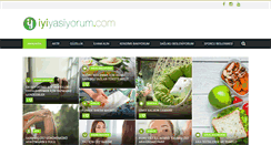 Desktop Screenshot of iyiyasiyorum.com