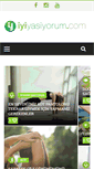 Mobile Screenshot of iyiyasiyorum.com